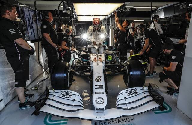 Motorsports: FIA Formula One World Championship, WM, Weltmeisterschaft 2019, Grand Prix of Germany, 44 Lewis Hamilton (GBR, Mercedes AMG Petronas Motorsport), Hockenheim Germany