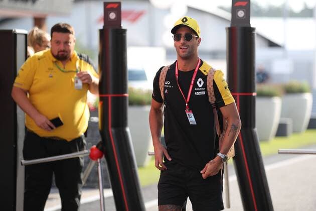 Motorsports: FIA Formula One World Championship, WM, Weltmeisterschaft 2019, Grand Prix of Germany, 3 Daniel Ricciardo (AUS, Renault F1 Team), (Verwendung nur in Deutschland - GERMANY ONLY) *** Motorsports FIA Formula One World Championship 2019, Grand Prix of Germany, 3 Daniel Ricciardo AUS, Renault F1 Team , Use only in Germany GERMANY ONLY 