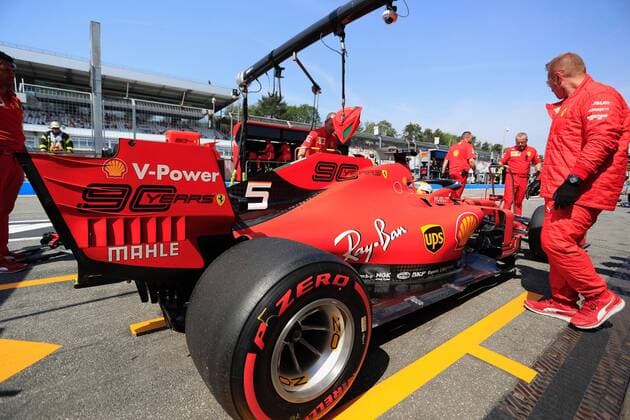 Sebastian Vettel, Scuderia Ferrari, formula 1 GP, Germany at Hockenheim, 27 07 2019 Photo mspb Jerry Andre Sebastian Vettel, formula 1 GP, Germany