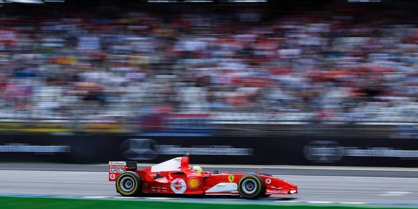 Sport Themen der Woche KW30 Sport Bilder des Tages 27.07.2019, xpsx, Motorsport FIA Formel 1, Mercedes Benz Großer Preis von Deutschland 2019 3.Freies Training v.l. Mick Schumacher im Ferrari 2004 von Vater Michael Schumacher Hockenheim *** 27 07 2019, xpsx, Motorsport FIA Formula 1, Mercedes Benz Grand Prix of Germany 2019 3 Free practice v l Mick Schumacher in Ferrari 2004 by father Michael Schumacher Hockenheim