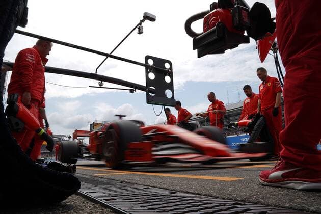 Hockenheim, Germany, 27 07 2019, Formula 1, Formula 1, Germany Grand Prix, Sebastian Vettel GER 5 , Scuderia Ferrari Mission Winnow Hockenheim Hockenheim Ring Baden Wuerttemberg Germany eu images 09 506 036801 eu-images-506
