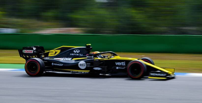27 07 2019, xpsx, Motorsport FIA Formula 1, Mercedes Benz Grand Prix of Germany 2019 3 Free Practice v l Nico Hülkenberg Renault F1 Team 27 GER Hockenheim