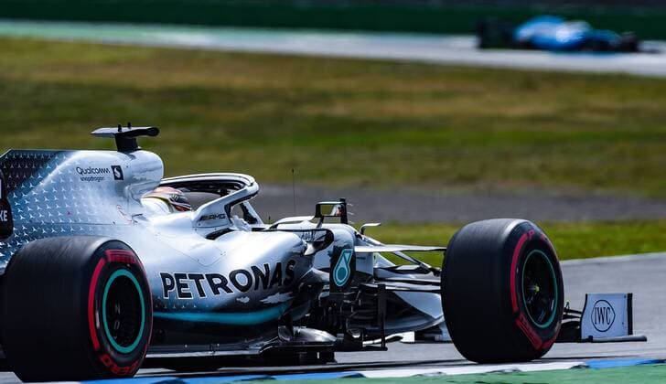 27 07 2019, xpsx, Motorsport FIA Formula 1, Mercedes Benz Grand Prix of Germany 2019 3 Free Practice v l Lewis Hamilton Mercedes AMG Petronas Motorsport 44 GBR Hockenheim