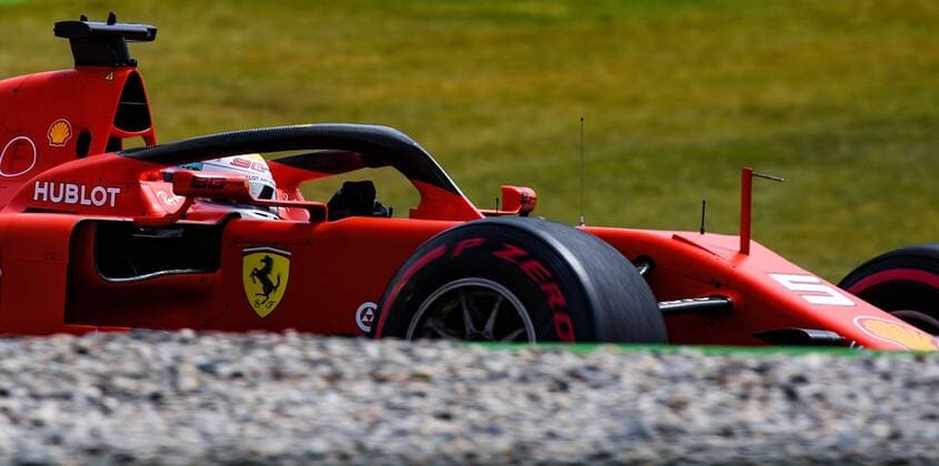 27 07 2019, xpsx, Motorsport FIA Formula 1, Mercedes Benz Grand Prix of Germany 2019 3 Free Practice v l Sebastian Vettel Scuderia Ferrari Mission Winnow 5 GER Hockenheim