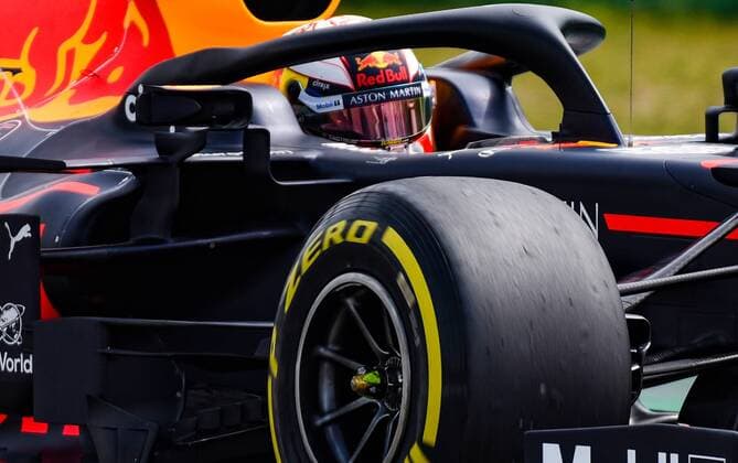 27 07 2019, xpsx, Motorsport FIA Formula 1, Mercedes Benz Grand Prix of Germany 2019 3 Free Practice v l Max Verstappen Aston Martin Red Bull Racing 33 NED Hockenheim