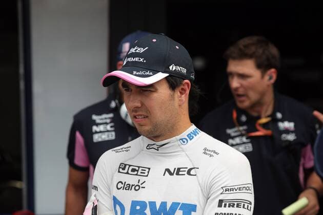 Photo4 LaPresse 27 07 2019 Hockenheim, Germany Grand Prix Formula One Germany 2019 In the pic: Sergio Perez (MEX) Racing Point F1 Team RP19  Copyright: xPhoto4 LaPressex