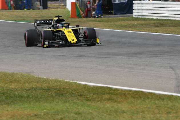 July 27, 2019, Hockenheim, Germany: Australian driver Daniel Ricciardo of French team Renault F1 Team driving his single-seater RS19 during the 78th edition of the German GP, 11th stage of the Formula 1 World Championship, WM, Weltmeisterschaft in Hockenheimring Circuit, in Hockenheim, Germany, on 27 July 2019. .F1 Grand Prix of Germany - Final Practice  - ZUMAn230 20190727_zaa_n230_071 Copyright: xAndreaxDiodatox