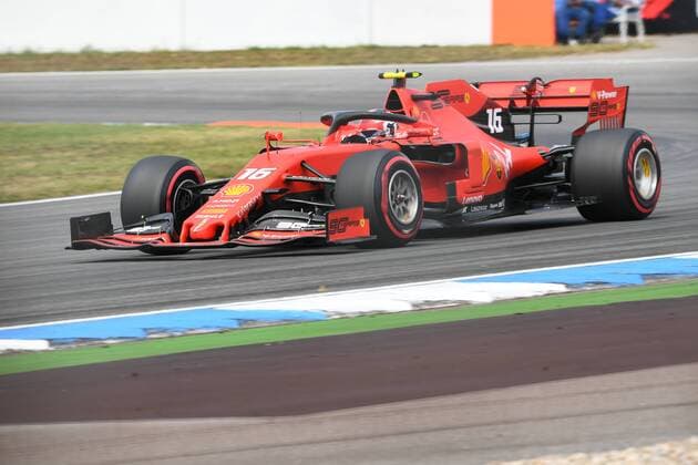 July 27, 2019, Hockenheim, Germany: Monegasque driver Charles Leclerc of Italian team Scuderia Ferrari Mission Winnow driving his single-seater SF90 during the 78th edition of the German GP, 11th stage of the Formula 1 World Championship, WM, Weltmeisterschaft in Hockenheimring Circuit, in Hockenheim, Germany, on 27 July 2019. .F1 Grand Prix of Germany - Final Practice  - ZUMAn230 20190727_zaa_n230_111 Copyright: xAndreaxDiodatox
