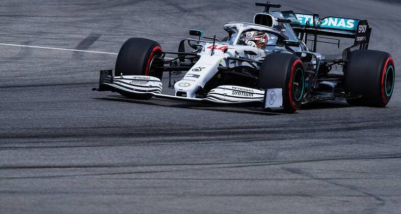 27 07 2019, xpsx, Motorsport FIA Formula 1, Mercedes Benz Grand Prix of Germany 2019 3 Free Practice v l Lewis Hamilton Mercedes AMG Petronas Motorsport 44 GBR Pole Position Hockenheim