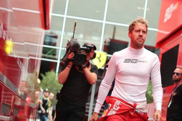 Motorsports: FIA Formula One World Championship, WM, Weltmeisterschaft 2019, Grand Prix of Germany, 5 Sebastian Vettel (GER, Scuderia Ferrari Mission Winnow), (Verwendung nur in Deutschland - GERMANY ONLY) *** Motorsports FIA Formula One World Championship 2019, Grand Prix of Germany, 5 Sebastian Vettel GER, Scuderia Ferrari Mission Winnow , Use only in Germany GERMANY ONLY