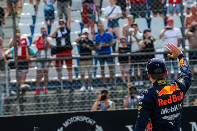 Motorsports: FIA Formula One World Championship, WM, Weltmeisterschaft 2019, Grand Prix of Germany, 33 Max Verstappen (NLD, Aston Martin Red Bull Racing), Hockenheim Germany