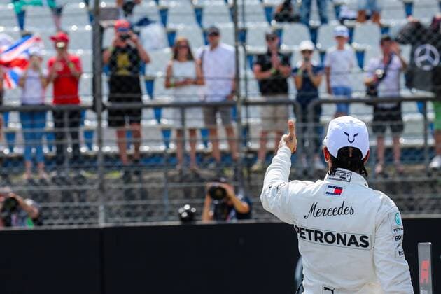 Motorsports: FIA Formula One World Championship, WM, Weltmeisterschaft 2019, Grand Prix of Germany, 44 Lewis Hamilton (GBR, Mercedes AMG Petronas Motorsport), Hockenheim Germany