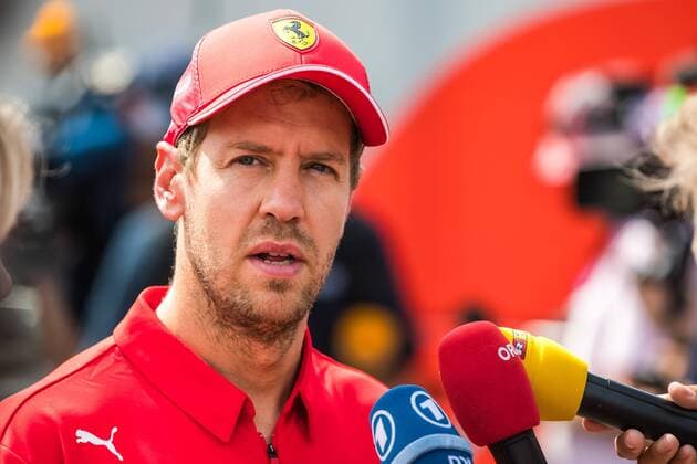 Sebastian Vettel Scuderia Ferrari Mission Winnow disappointed after his retirement, Mercedes Benz Grand Prix of Germany 2019, Motorsport, Formula 1, 27 07 2019, Mercedes Benz Grand Prix of Germany 2019, Motorsport, Formula 1, 27 07 2019 Hockenheim Copyright: xEIBNER AlexanderxNeisx EP_ANS