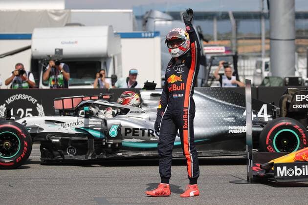 Motorsports: FIA Formula One World Championship, WM, Weltmeisterschaft 2019, Grand Prix of Germany, 33 Max Verstappen (NLD, Aston Martin Red Bull Racing), (Verwendung nur in Deutschland - GERMANY ONLY) *** Motorsports FIA Formula One World Championship 2019, Grand Prix of Germany, 33 Max Verstappen NLD, Aston Martin Red Bull Racing , Use only in Germany GERMANY ONLY