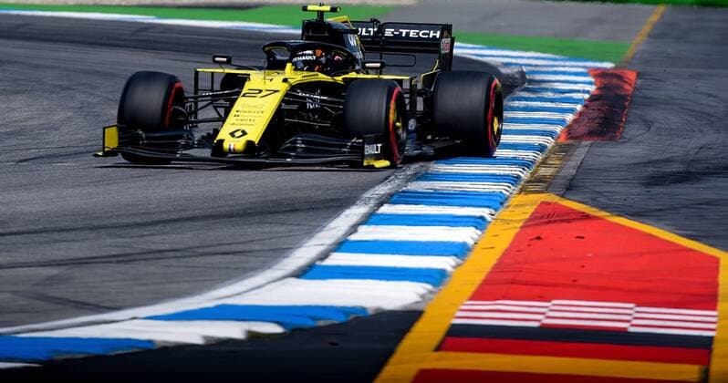 27 07 2019, xpsx, Motorsport FIA Formula 1, Mercedes Benz Grand Prix of Germany 2019 3 Free Practice v l Nico Hülkenberg Renault F1 Team 27 GER Hockenheim