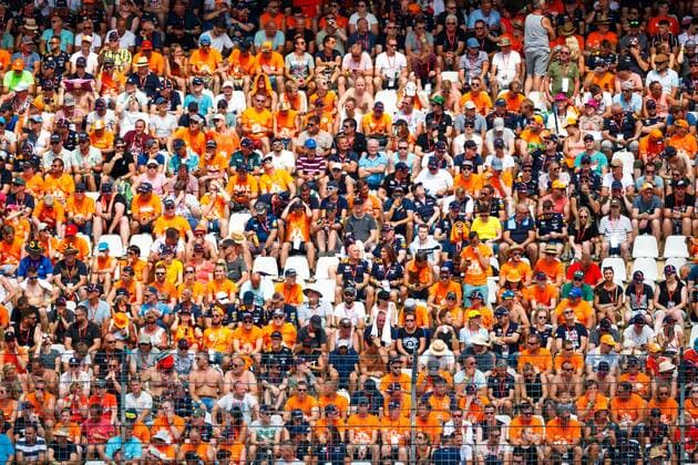 Stappen fans on the grandstand, Mercedes Benz Grand Prix of Germany 2019, Motorsport, Formula 1, 27 07 2019, Mercedes Benz Grand Prix of Germany 2019, Motorsport, Formula 1, 27 07 2019 Hockenheim Copyright: xEIBNER AlexanderxNeisx EP_ANS