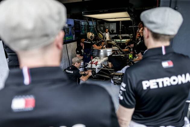 Motorsports: FIA Formula One World Championship, WM, Weltmeisterschaft 2019, Grand Prix of Germany, Mercedes AMG Petronas Motorsport Hockenheim Germany