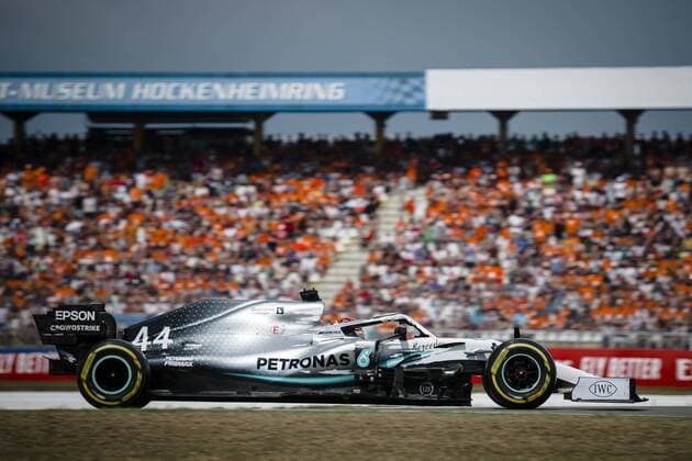 July 27, 2019, Hockenheim, Germany: Mercedes AMG Petronas F1 Team™s British driver Lewis Hamilton competes during the qualifying session of the German F1 Grand Prix. Formula 1, German Grand Prix in Hockenheim, Germany - 27 Jul 2019 - ZUMAs197 20190727_zaa_s197_114 Copyright: xJurexMakovecx
