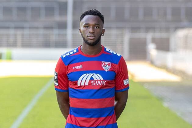 Osayamen Osawe KFC Uerdingen 3 League, Portrait date 2019 2020 xRx