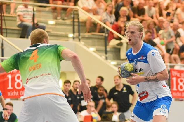 Elvar Asgeirsson TVB 1898 Stuttgart 4 Handball , men , preparation , tournament, Altensteig , S Cup , 27 07 2019, photo TBaur Eibner S Cup TVB 1898 Stuttgart vs HSG Wetzlar Altensteig Copyright: xEIBNER TobiasxBaurx EP_TBR