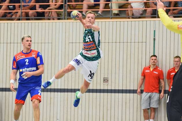 Till Hermann FrischAuf Goeppingen 41 Handball , Men , Preparation , Tournament, Altensteig , S Cup , 27 07 2019, Photo TBaur Eibner S Cup Frisch Auf Goeppingen HBW Balingen Weilstetten Altensteig Copyright: xEIBNER TobiasxBaurx EP_TBR