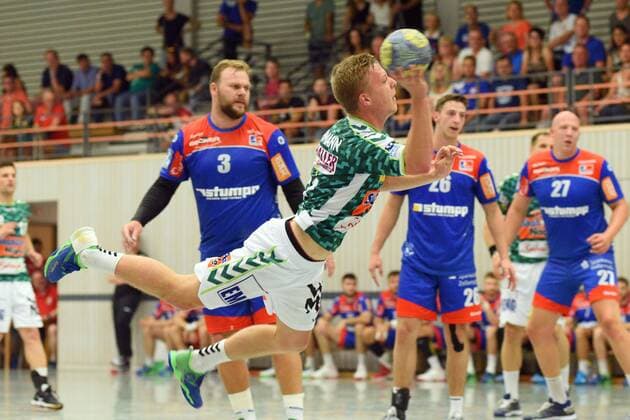 Till Hermann FrischAuf Goeppingen 41 Handball , Men , Preparation , Tournament, Altensteig , S Cup , 27 07 2019, Photo TBaur Eibner S Cup Frisch Auf Goeppingen HBW Balingen Weilstetten Altensteig Copyright: xEIBNER TobiasxBaurx EP_TBR