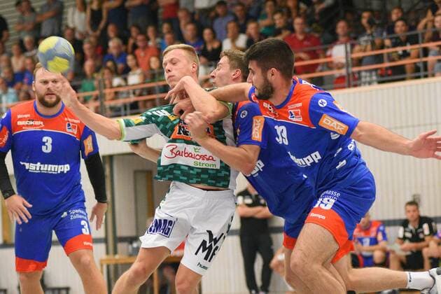 Till Hermann FrischAuf Goeppingen 41 Handball , Men , Preparation , Tournament, Altensteig , S Cup , 27 07 2019, Photo TBaur Eibner S Cup Frisch Auf Goeppingen HBW Balingen Weilstetten Altensteig Copyright: xEIBNER TobiasxBaurx EP_TBR