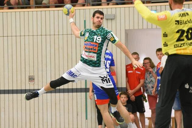 Iva Slikovoc FrischAuf Goeppingen 19 Handball , men , preparation , tournament , Altensteig , S Cup , 27 07 2019, photo TBaur Eibner S Cup Frisch Auf Goeppingen HBW Balingen Weilstetten Altensteig Copyright: xEIBNER TobiasxBaurx EP_TBR