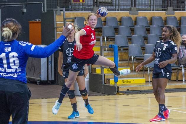 Handball test game TSV Bayer 04 Leverkusen vs Buxtehuder SV 28 23 Impressions of the handball test game TSV Bayer 04 Leverkusen vs Buxtehuder SV 28 23 on 27 7 2019 in Leverkusen, Ostermann Arena, Germany Copyright: xBEAUTIFULxSPORTS RalfxKardesx