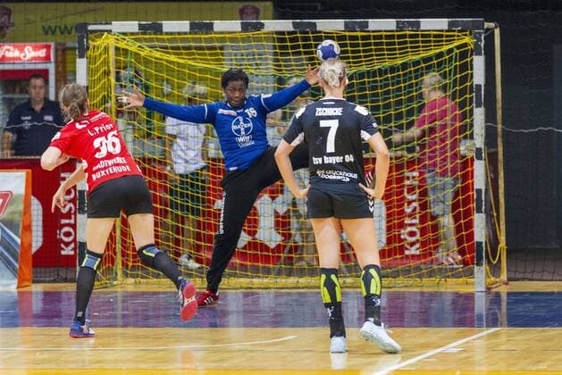 Handball test game TSV Bayer 04 Leverkusen vs Buxtehuder SV 28 23 Impressions of the handball test game TSV Bayer 04 Leverkusen vs Buxtehuder SV 28 23 on 27 7 2019 in Leverkusen, Ostermann Arena, Germany Copyright: xBEAUTIFULxSPORTS RalfxKardesx