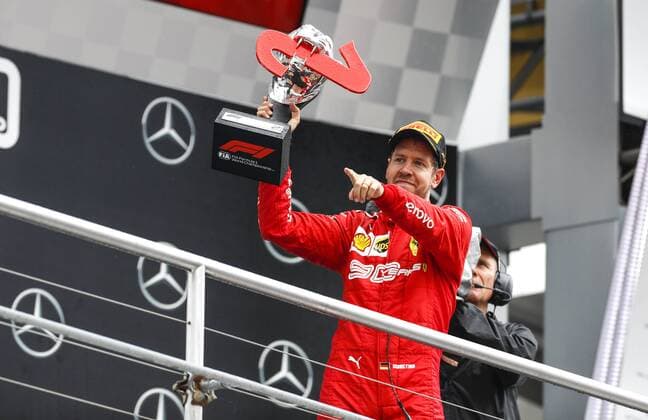 Motorsports: FIA Formula One World Championship, WM, Weltmeisterschaft 2019, Grand Prix of Germany, 5 Sebastian Vettel (GER, Scuderia Ferrari Mission Winnow), Hockenheim Germany