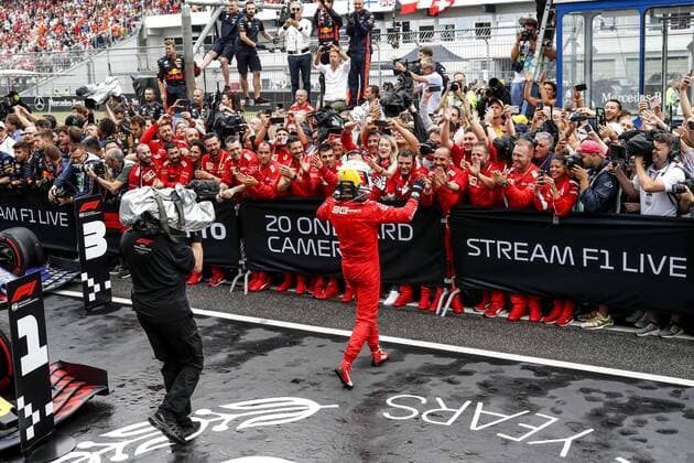 Motorsports: FIA Formula One World Championship, WM, Weltmeisterschaft 2019, Grand Prix of Germany, 5 Sebastian Vettel (GER, Scuderia Ferrari Mission Winnow), Hockenheim Germany