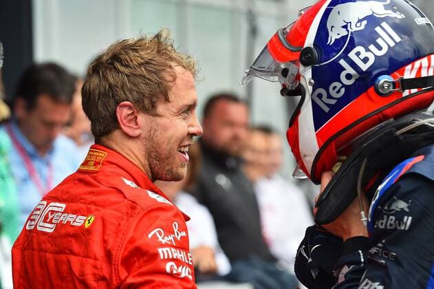 28 07 2019, xekx, FIA Formula 1, Formula 1 Mercedes Benz Grand Prix of Germany 2019 race emspor, 2 place Sebastian Vettel Ferrari DFL DFB REGULATIONS PROHIBIT ANY USE OF PHOTOGRAPHS as IMAGE SEQUENCES and or QUASI VIDEO Hockenheim eel-fotografie Eberhard Krieger