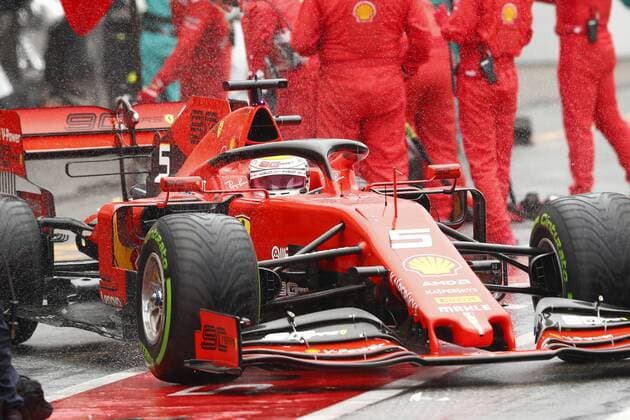 Motorsports: FIA Formula One World Championship, WM, Weltmeisterschaft 2019, Grand Prix of Germany, 5 Sebastian Vettel (GER, Scuderia Ferrari Mission Winnow), Hockenheim Germany
