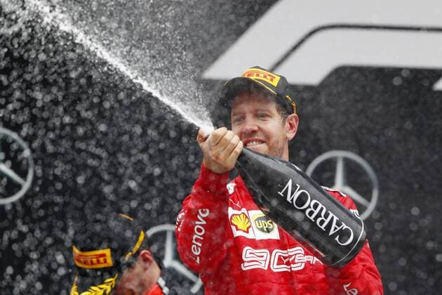 Motorsports: FIA Formula One World Championship, WM, Weltmeisterschaft 2019, Grand Prix of Germany, 5 Sebastian Vettel (GER, Scuderia Ferrari Mission Winnow), Hockenheim Germany