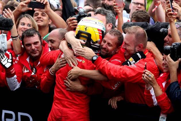 Motorsports: FIA Formula One World Championship, WM, Weltmeisterschaft 2019, Grand Prix of Germany, 5 Sebastian Vettel (GER, Scuderia Ferrari Mission Winnow), Hockenheim Germany