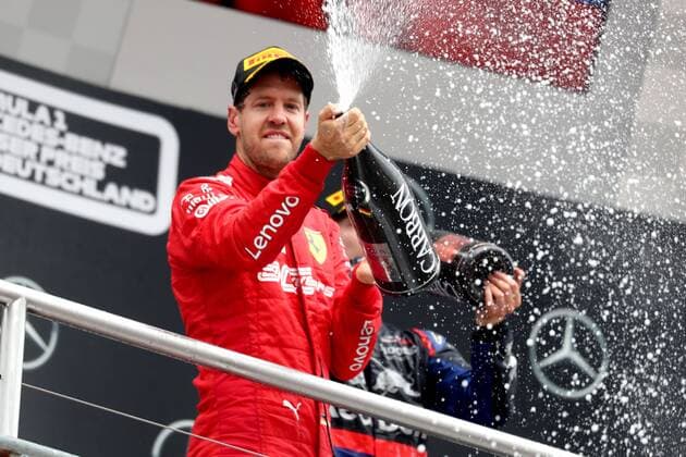 Motorsports: FIA Formula One World Championship, WM, Weltmeisterschaft 2019, Grand Prix of Germany, 5 Sebastian Vettel (GER, Scuderia Ferrari Mission Winnow), Hockenheim Germany