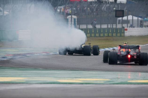 retirement, Daniel Riccardo, Renault F1 Team, formula 1 GP, Germany at Hockenheim, 28 07 2019 Photo mspb Jerry Andre retirement, Daniel Riccardo, formula 1 GP, Germany