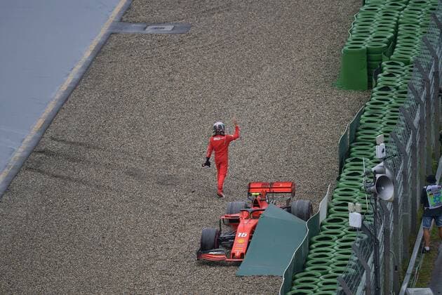 Charles Leclerc, Scuderia Ferrari, formula 1 GP, Germany in Hockenheim, 28 07 2019 Photo mspb Jerry Andre Crash, Charles Leclerc, formula 1 GP, Germany