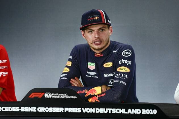 Motorsports: FIA Formula One World Championship, WM, Weltmeisterschaft 2019, Grand Prix of Germany, 33 Max Verstappen (NLD, Aston Martin Red Bull Racing), Hockenheim Germany