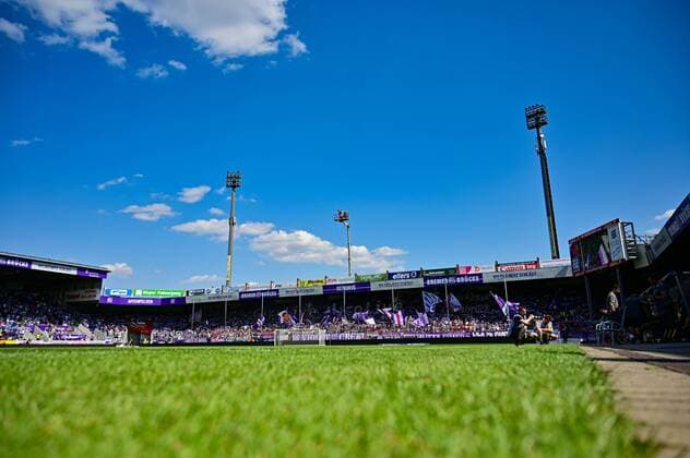 Football 2 Bundesliga 1 matchday VfL Osnabrück 1 FC Heidenheim on 27 07 2019 in the stadium at the Bremer Brücke in Osnabrück Fankurve Osnabrück DFL regulations prohibit any use of photographs as image sequences and or quasi video xMNx