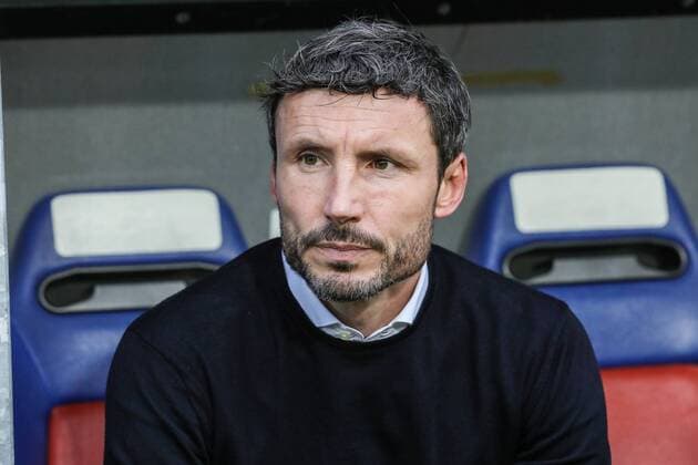 Football Champions League qualification round 2 19 20 FC Basel 1893 vs PSV Eindhoven 30 07 2019 Mark van Bommel PSV Eindhoven coach , at the Football Champions League match qualification round 2 between FC Basel 1893 and PSV Eindhoven, on Tuesday, 30 July 2019 Sankt Jakob Park in Basel Switzerland Copyright: xBEAUTIFULxSPORTS G.xHubbsx