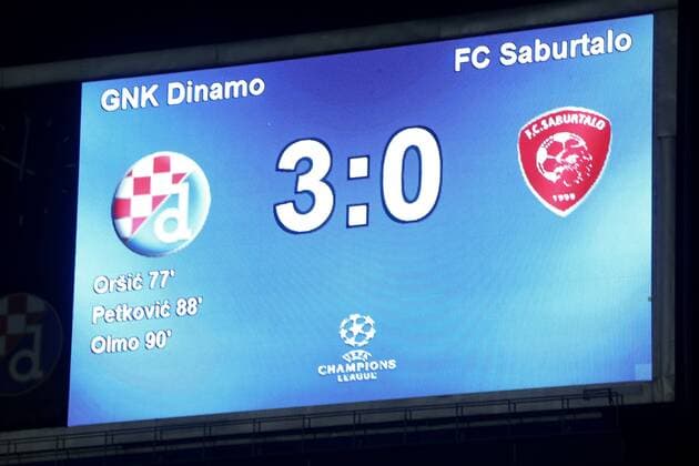 UEFA Champions League - Second Qualifying round 2nd leg - GNK Dinamo vs FC Saburtalo 30.07.2019., Zagreb, Croatia - 2nd leg of Second Qualifying round of UEFA Champions League between GNK Dinamo and FC Saburtalo at Maksimir Stadium.  LukaxStanzl PIXSELL