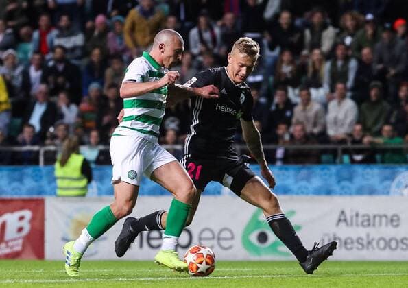Fußball, CL-Quali, Nomme Kalju FC - Celtic Glasgow Tallinn, Estonia, 30.07.2019 Nomme Kalju vs Glasgow Celtic. Nomme Kalju FC vs Glasgow Celtic FC Champions League 2019 2020. Soccer at the A le Coq Arena, Tallinn. Foto Tairo Lutter, Postimees Grupp TALLINN Harjumaa Estonia  Copyright: xTAIROxLUTTERx