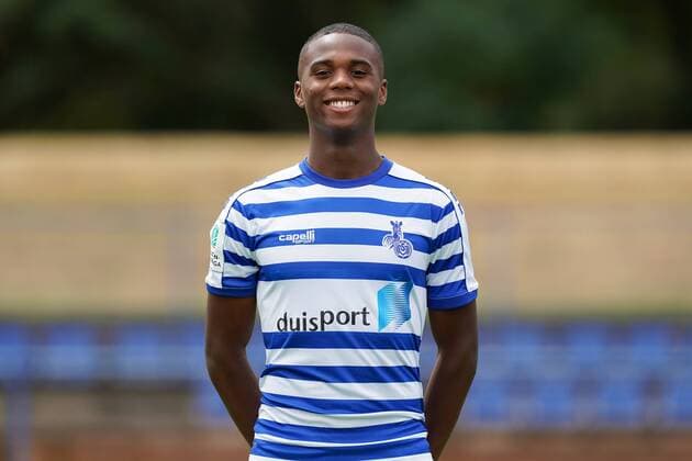 Folarin Williams MSV Duisburg , Football A Junioren Saison 2019 2020 MSV Duisburg U19 Photo shoot, Duisburg, BSA Westender Strasse, 31 07 2019, DFB regulations prohibit any use of photographs as image sequences and or quasi video Duisburg BSA Westender Strasse Nordrhein Westfalen Germany