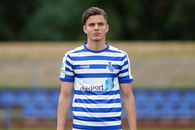 Florian Usein MSV Duisburg , Football A Junioren Saison 2019 2020 MSV Duisburg U19 Photo shoot, Duisburg, BSA Westender Strasse, 31 07 2019, DFB regulations prohibit any use of photographs as image sequences and or quasi video Duisburg BSA Westender Strasse Nordrhein Westfalen Germany