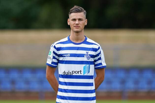 Julius Benz MSV Duisburg , Football A Junioren Saison 2019 2020 MSV Duisburg U19 Photo shoot, Duisburg, BSA Westender Strasse, 31 07 2019, DFB regulations prohibit any use of photographs as image sequences and or quasi video Duisburg BSA Westender Strasse Nordrhein Westfalen Germany