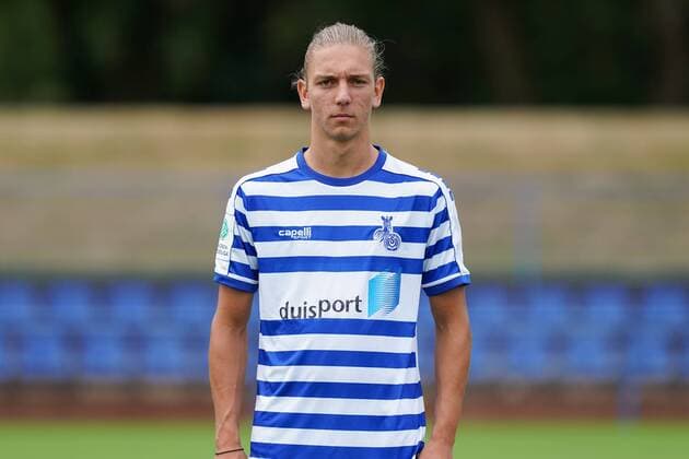 Nick Bennmann MSV Duisburg , Football A Junior Season 2019 2020 MSV Duisburg U19 Photo shoot, Duisburg, BSA Westender Strasse, 31 07 2019, DFB regulations prohibit any use of photographs as image sequences and or quasi video Duisburg BSA Westender Strasse Nordrhein Westfalen Germany