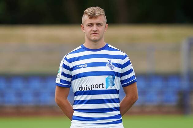 Marvin Kura MSV Duisburg , Football A Junioren Saison 2019 2020 MSV Duisburg U19 Photo shoot, Duisburg, BSA Westender Strasse, 31 07 2019, DFB regulations prohibit any use of photographs as image sequences and or quasi video Duisburg BSA Westender Strasse Nordrhein Westfalen Germany