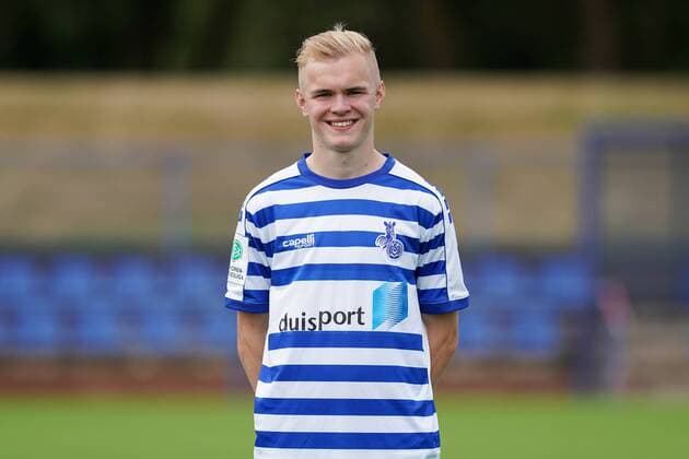 Rafael Camrobin MSV Duisburg , Football A Juniors Season 2019 2020 MSV Duisburg U19 Photo shoot, Duisburg, BSA Westender Strasse, 31 07 2019, DFB regulations prohibit any use of photographs as image sequences and or quasi video Duisburg BSA Westender Strasse Nordrhein Westfalen Germany